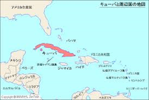 キューバ地図