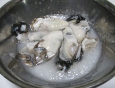 牡蠣のうまコク照り焼き　調理①