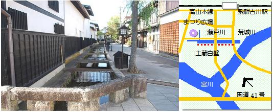 古川水路マップ