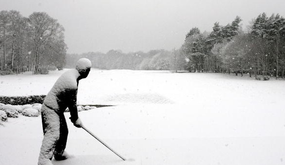 冬ゴルフ
