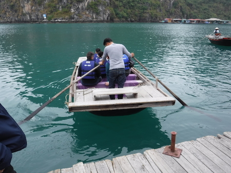 マハロ船長の航海日誌 Captain Mahalo S Blog ベトナムbamboo Boatの漕ぎ方講座 ベトナム ハロン湾