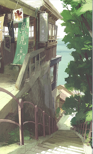 アニメ江ノ島階段