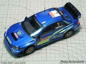 タミヤ1/24　スバル インプレッサ WRC2004 ラリージャパン