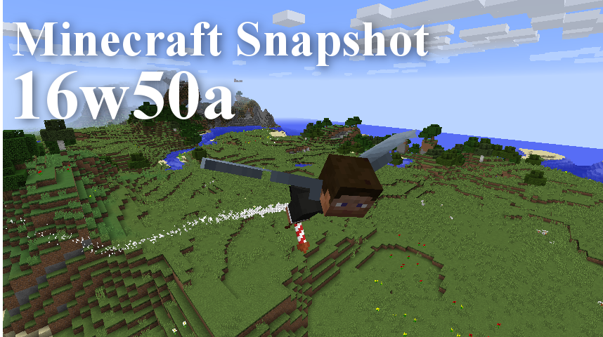 Minecraft Snapshot 16w50a リリース 花火を推進力に エリトラで無限飛行ができるようになった 他いろいろ まいん くらふとにっき