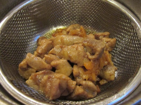 肝と生姜の甘辛煮２