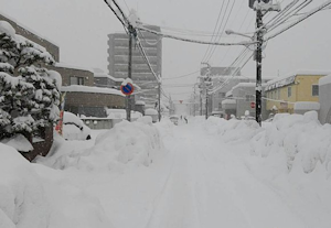 札幌は大雪