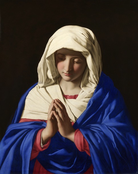 ジョヴァンニ・バッティスタ・サルヴィ　『祈りの聖母』