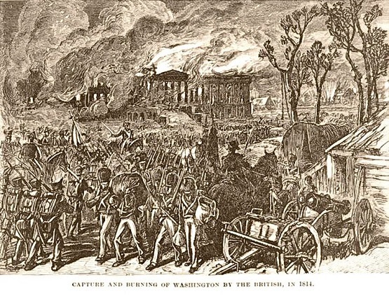 首都ワシントンの焼き討ち １８１４年