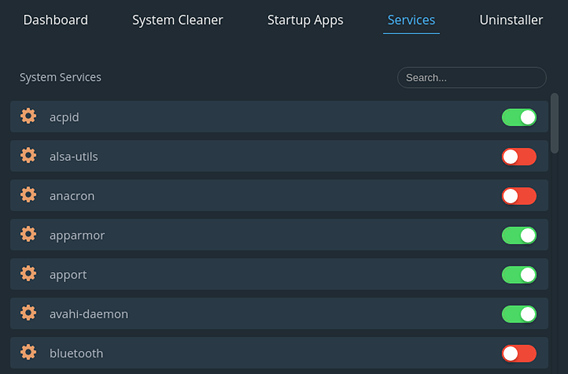 Stacer Ubuntu システム最適化 サービス